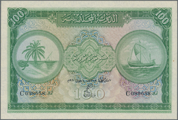 Maldives / Malediven: 100 Rufiyaa 1960, P.7b In Perfect UNC Condition. - Maldiven