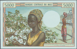 Mali: Banque De La République Du Mali 5000 Francs ND(1972-84) Reverse Proof, P.14p, Small Pencil Ann - Mali