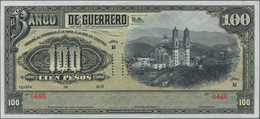 Mexico: Banco De Guerrero 100 Pesos 19xx Remainder, P.S302sr, Perforated "AMORTIZADO", Soft Vertical - Mexico