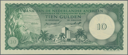 Netherlands Antilles / Niederländische Antillen: 10 Gulden 1962, P.2 In UNC Condition - Antilles Néerlandaises (...-1986)