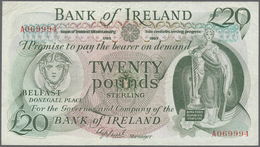 Northern Ireland / Nordirland: 20 Pounds 1983 P. 69, Bank Of Ireland, Used With Folds And Creases, B - Andere & Zonder Classificatie