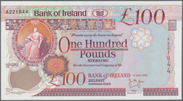Northern Ireland / Nordirland: 100 Pounds 1995 P. 78a, Light Handling In Paper But Not Folded, Condi - Autres & Non Classés