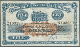 Northern Ireland / Nordirland: 5 Pounds 1942 P. 236b, Provincial Bank Of Ireland Limited, Used With - Otros & Sin Clasificación