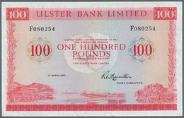 Northern Ireland / Nordirland: 100 Pounds 1977 P. 330a, Ulster Bank Limited, Light Handling In Paper - Sonstige & Ohne Zuordnung