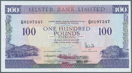 Northern Ireland / Nordirland: 100 Pounds 1990 P. 334a, Ulster Bank Limited, Only A Very Light Dint - Andere & Zonder Classificatie