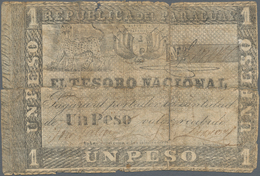 Paraguay: Very Nice Set With 7 Banknotes Of The "Tesoro Nacional" And "Banco De La Republica" Issues - Paraguay