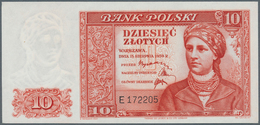 Poland / Polen: 10 Zlotych 1939 Remainder, P.82r In Perfect UNC Condition. Very Rare! - Pologne