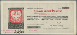 Poland / Polen: Asygnata Skarbu Polskiego 500 Rubli 1918, P.NL In Very Nice Condition With Some Vert - Polen