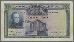 Portugal: Banco De Portugal 100 Escudos 1930, P.140, Lightly Stained Paper, Some Tiny Spots And A Fe - Portugal