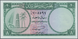 Qatar & Dubai: 1 Riyal ND(1960's), P.1 In Perfect UNC Condition - Emirats Arabes Unis