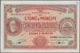 Saint Thomas & Prince / Sao Tome E Principe: Banco Nacional Ultramarino - Provincia De S. Tomé E Pri - Sao Tome And Principe