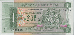 Scotland / Schottland: Clydesdale Bank Limited 1 Pound 1969, P.202 In Perfect UNC Condition. - Otros & Sin Clasificación