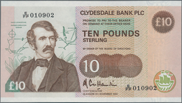 Scotland / Schottland: Clydesdale Bank PLC 10 Pounds 1990, P.214 In Perfect UNC Condition. - Other & Unclassified