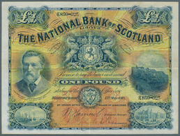 Scotland / Schottland: The National Bank Of Scotland Limited 1 Pound 1918 P. 248a, Vertical And Hori - Other & Unclassified