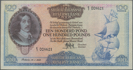 South Africa / Südafrika: Suid-Afrikaanse Reserwebank 100 Pounds 1952, P.101a, Highest Denomination - Suráfrica