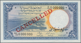 Sudan: Sudan Currency Board 1 Pound 1956 SPECIMEN, P.3s In UNC Condition - Sudan