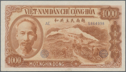 Vietnam: 1000 Dong1951 And 5000 Dong 1953, P.65, 66, Both In About F+ To VF Condition. (2 Pcs.) - Vietnam