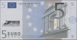 Testbanknoten: 4 Sets Of Advertising Test Notes With 5, 10, 20, 50, 100, 200 And Euros Of The German - Specimen