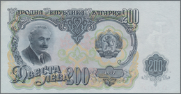 Bulgaria / Bulgarien: 1947/. 20 St Emergency Note Of 1947; 25 L, 50 L (two Copies) And 200 L (two Co - Bulgaria
