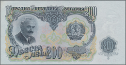 Bulgaria / Bulgarien: 1947/. 20 St Emergency Note Of 1947; 25 L, 50 L (two Copies) And 200 L (two Co - Bulgarie