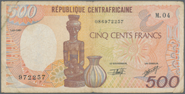 Africa / Afrika: Set Of 12 Banknotes Containing Gabon 500 Francs 1985 P. 8, Equatorial Guinea 500 & - Sonstige – Afrika