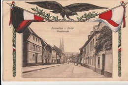 SAARALBEN I, Lothringen. - HauptstraBe. Carte Très RARE - Sarralbe