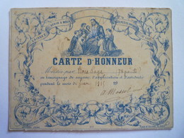 GP 2019 - 1183  CARTE D'HONNEUR  Méritée Par Rose PAGE  1915   XXX - Non Classés