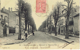 93 Montreuil Sous Bois Boulevard De L'hotel De Ville Voie De Tram  1903 - Montreuil