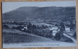 74 : Saint-Cergues - La Gare Et Les Voirons - (n°15056) - Saint-Cergues