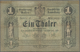 Deutschland - Altdeutsche Staaten: Großherzogtum Sachsen-Weimar-Eisenach - Großherzogl. Sächsische K - [ 1] …-1871 : German States