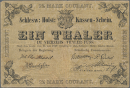 Deutschland - Altdeutsche Staaten: Schleswig-Holstein 1 Thaler = 2 1/2 Mark 1848, PiRi A488, Schöne, - [ 1] …-1871 : Stati Tedeschi