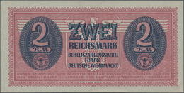 Deutschland - Deutsches Reich Bis 1945: 2 Reichsmark Behelfszahlungsmittel Für Die Deutsche Wehrmach - Otros & Sin Clasificación