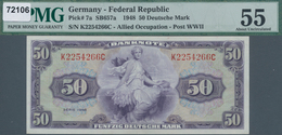 Deutschland - Bank Deutscher Länder + Bundesrepublik Deutschland: 50 DM 1948, Ro.242, Nahezu Kassenf - Other & Unclassified