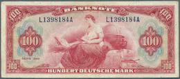 Deutschland - Bank Deutscher Länder + Bundesrepublik Deutschland: 100 DM 1948, Roter Hunderter, Ro.2 - Other & Unclassified