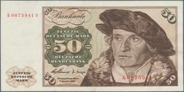 Deutschland - Bank Deutscher Länder + Bundesrepublik Deutschland: 50 DM 1960, Serie "K/Y", Ro.265a, - Other & Unclassified