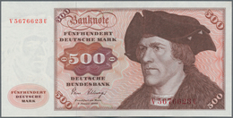 Deutschland - Bank Deutscher Länder + Bundesrepublik Deutschland: 500 DM 1980, Serie "V/U", Ro.290a - Other & Unclassified