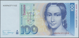 Deutschland - Bank Deutscher Länder + Bundesrepublik Deutschland: Lot Mit 6 Banknoten 10 DM 1989, 2x - Other & Unclassified