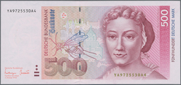 Deutschland - Bank Deutscher Länder + Bundesrepublik Deutschland: 500 DM 1993 Ersatznote Serie "YA/A - Otros & Sin Clasificación