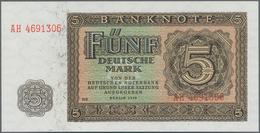 Deutschland - DDR: Deutsche Notenbank 1948 Mit 5, 10, 20, 50, 100 Und 1000 Mark, Ro.342-347 In Kasse - Otros & Sin Clasificación