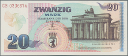 Deutschland - DDR: Gedenkbanknote 20 Mark 1989 Zur Öffnung Des Brandenburger Tors, Ro.366 In Kassenf - Sonstige & Ohne Zuordnung