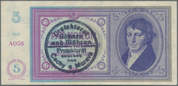 Deutschland - Nebengebiete Deutsches Reich: Protektorat Böhmen Und Mähren 5 Kronen O.D.(1940) Mit Ha - Otros & Sin Clasificación