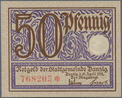 Deutschland - Nebengebiete Deutsches Reich: Danzig - Magistrat Der Stadt 50 Pfennig 1919 In Violett - Autres & Non Classés