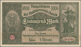 Deutschland - Nebengebiete Deutsches Reich: Danzig - Stadtgemeinde, 1000 Mark 15.03.1923, Ro.795, Fa - Autres & Non Classés