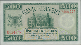 Deutschland - Nebengebiete Deutsches Reich: Danzig - Bank Von Danzig, 500 Gulden 10.02.1924, Ro.836 - Autres & Non Classés