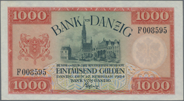 Deutschland - Nebengebiete Deutsches Reich: Danzig - Bank Von Danzig, 1000 Gulden 10.02.1924, Ro.837 - Altri & Non Classificati