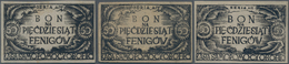 Deutschland - Konzentrations- Und Kriegsgefangenenlager: Woldenberg Oflag II-C, 3 X 50 Fenigow O.D.( - Otros & Sin Clasificación