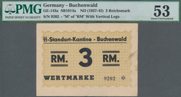 Deutschland - Konzentrations- Und Kriegsgefangenenlager: 3 Reichsmark Standortkantine Buchenwald O.D - Andere & Zonder Classificatie