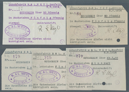 Deutschland - Notgeld - Elsass-Lothringen: Benfeld, Unterelsass, Schuhfabrik R. & L. Weyl; 1: 50 Pf. - Otros & Sin Clasificación