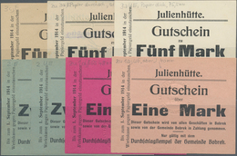 Deutschland - Notgeld - Ehemalige Ostgebiete: Bobrek, Oberschlesien, Julienhütte, 1 Mark, Papier Hel - Andere & Zonder Classificatie