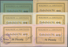 Deutschland - Notgeld - Ehemalige Ostgebiete: Roschkow, Posen, Gutsvorstand, 50 Pf. (2, Varianten De - Autres & Non Classés